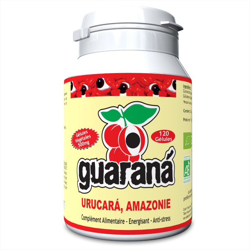 Glules de guarana bio ESR