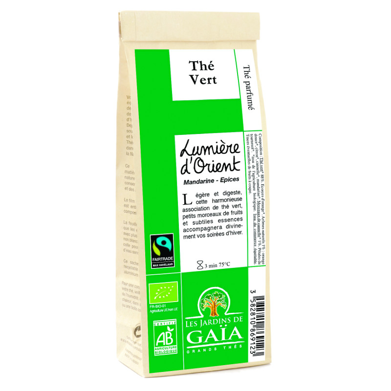 Th vert agrumes cannelle Bio