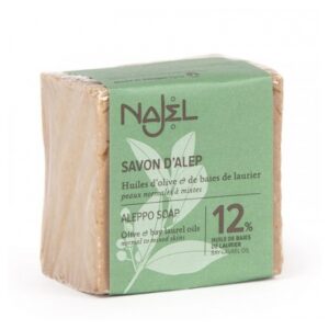 Savon d'alep 12% huile baie laurier